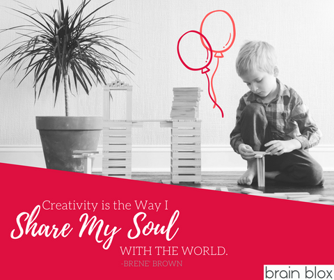 Brain Blox promote creativity