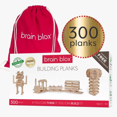 Natural Wooden Building Planks (300 Blocks)